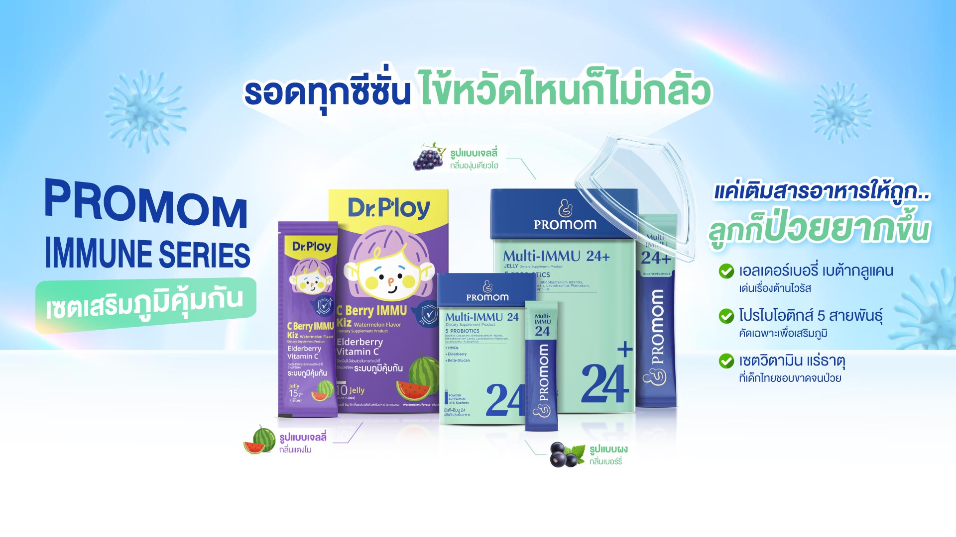 รอดทุกซีซั่น ไข้หวัดไหนก็ไม่กลัว