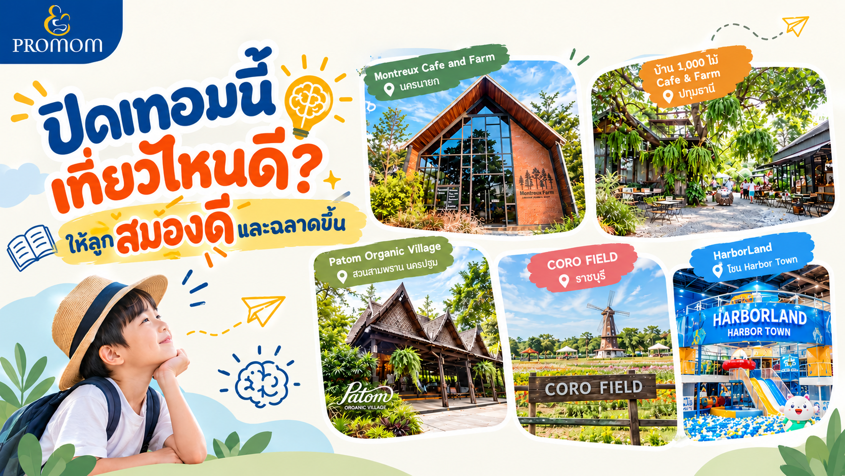 ปิดเทอมนี้เที่ยวไหนดี ให้ลูกสมองดีและฉลาดขึ้น